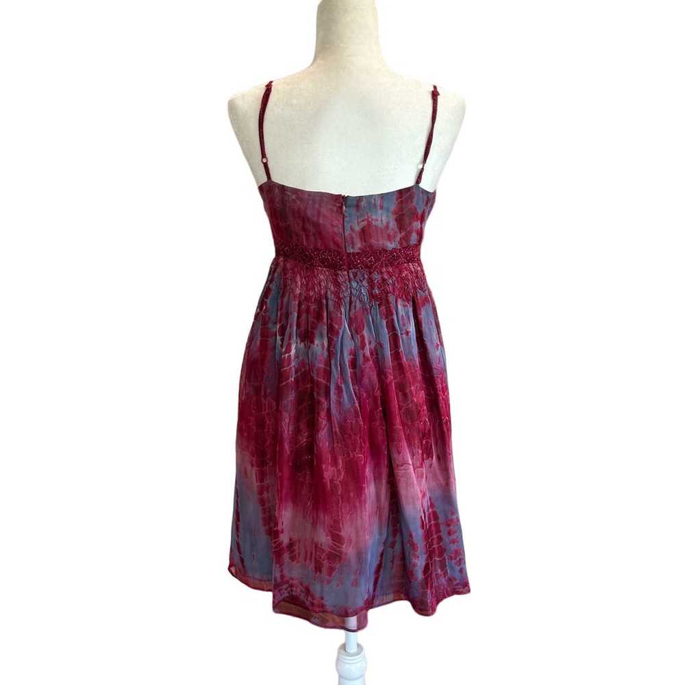 Plenty by Tracy Reese - 100% Silk Red Purple Dres… - image 7