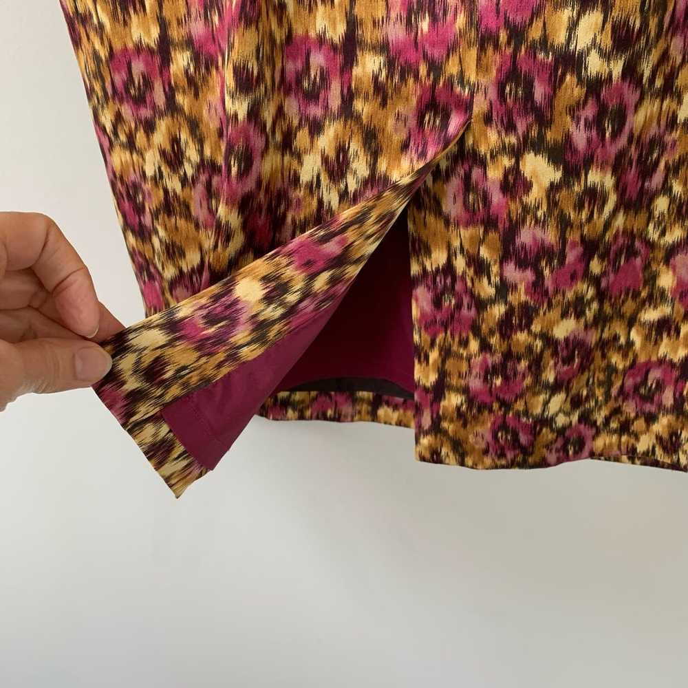 Doncaster sleeveless 100% silk sheath midi dress … - image 4