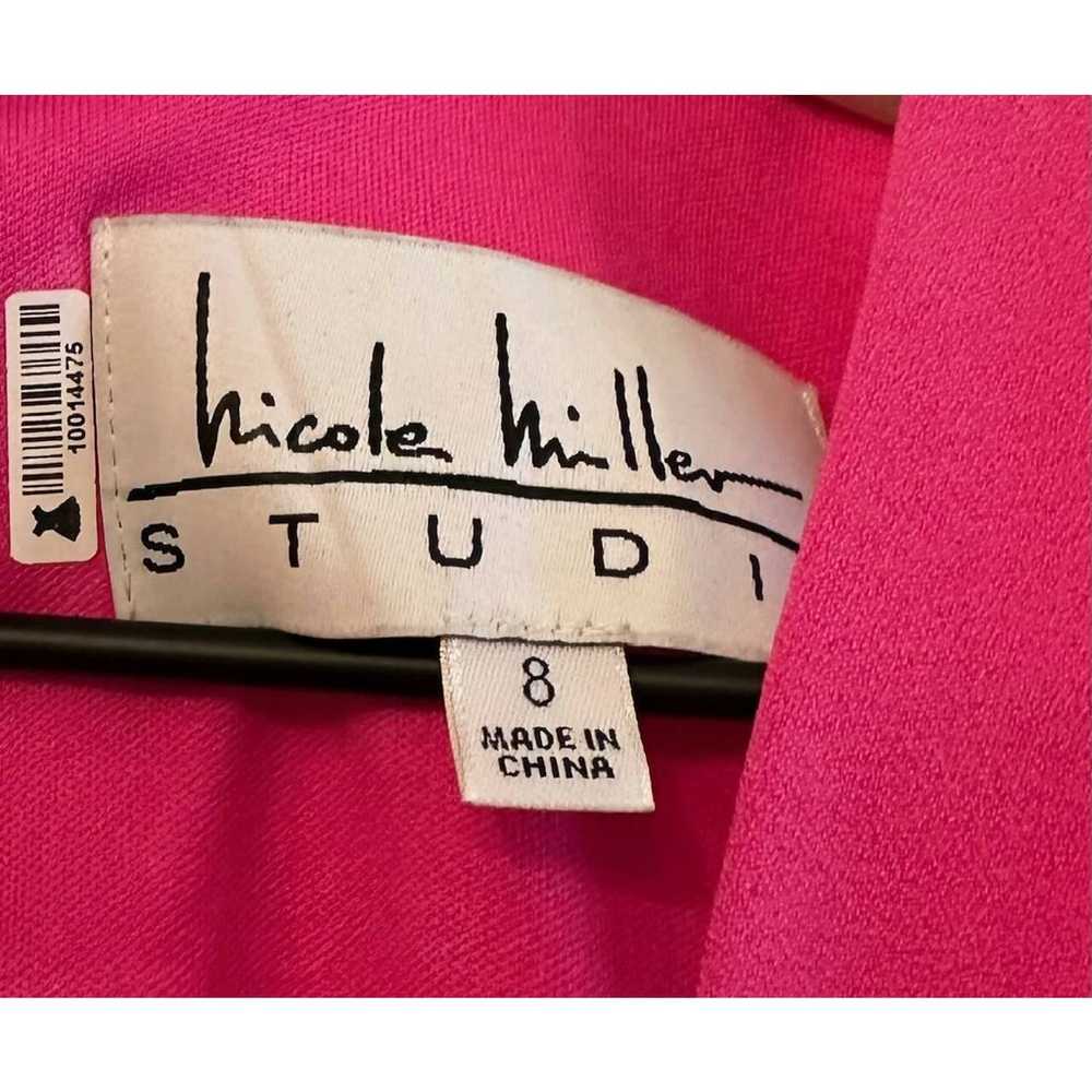 Nicole Miller NY V-Neck Cropped Jumpsuit - /Pink - image 3