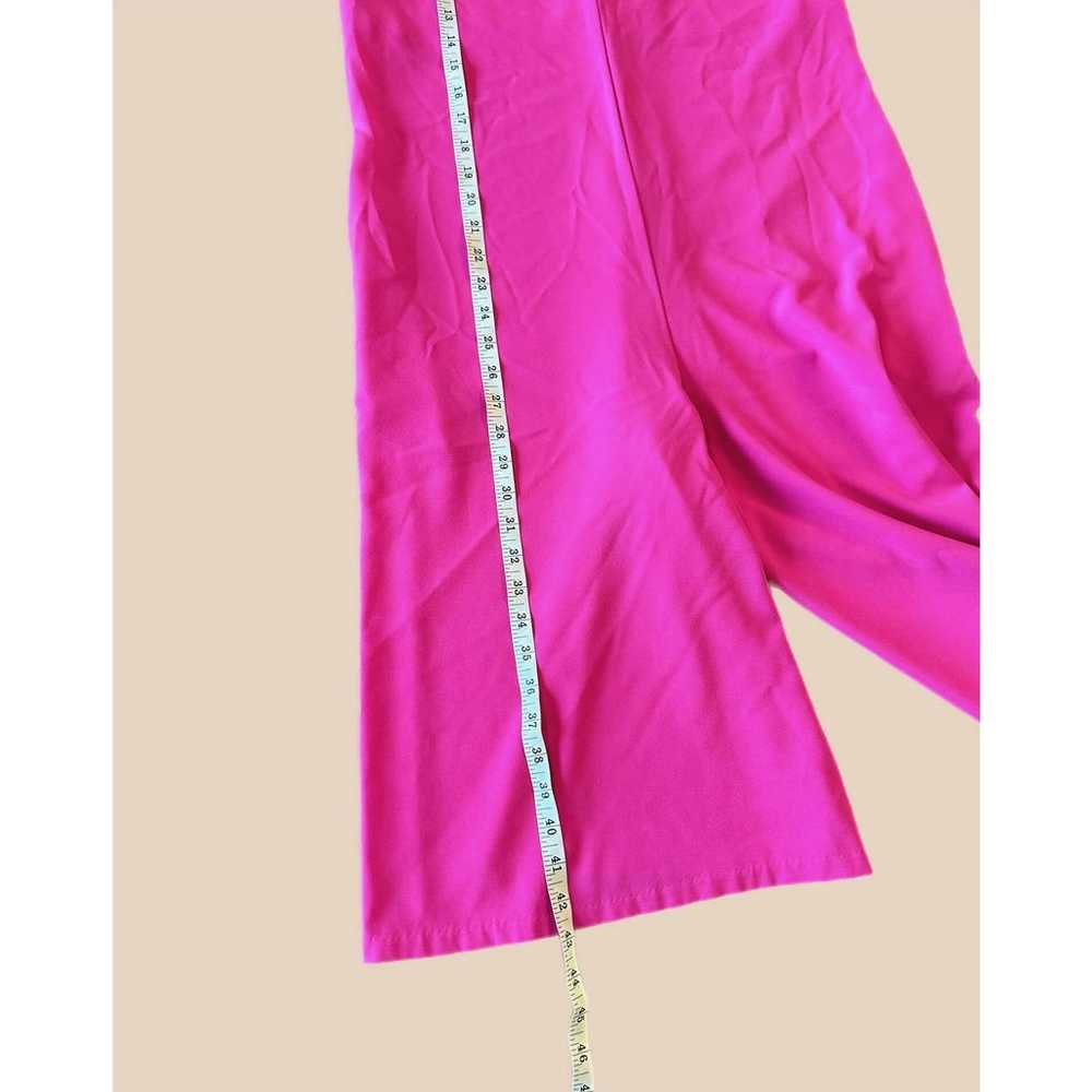 Nicole Miller NY V-Neck Cropped Jumpsuit - /Pink - image 5