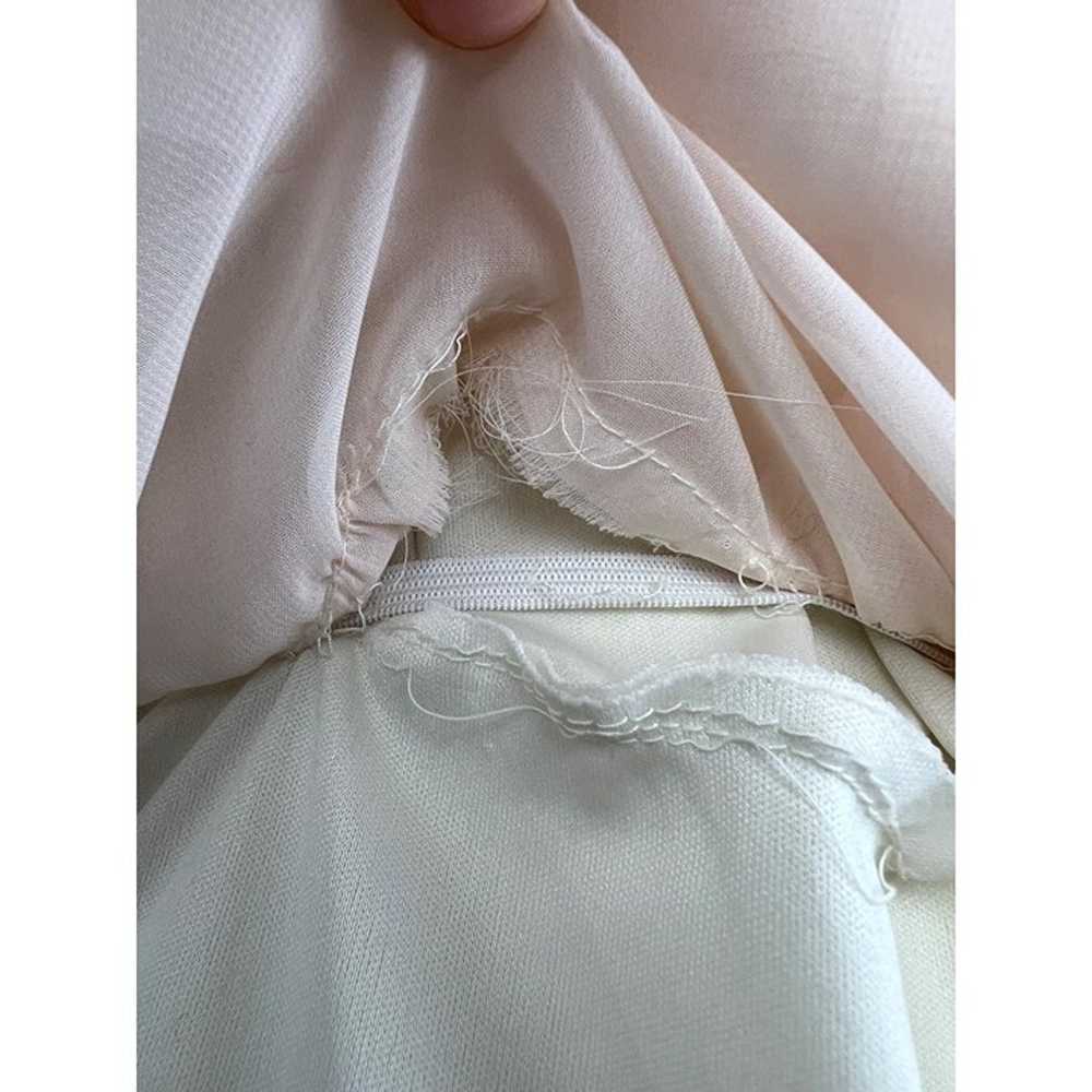 Eliza J Floral Blouson Sheer Maxi Dress Size 8 - image 9