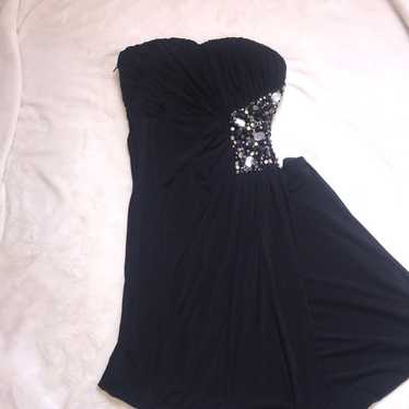 Long Black Prom Dress - image 1