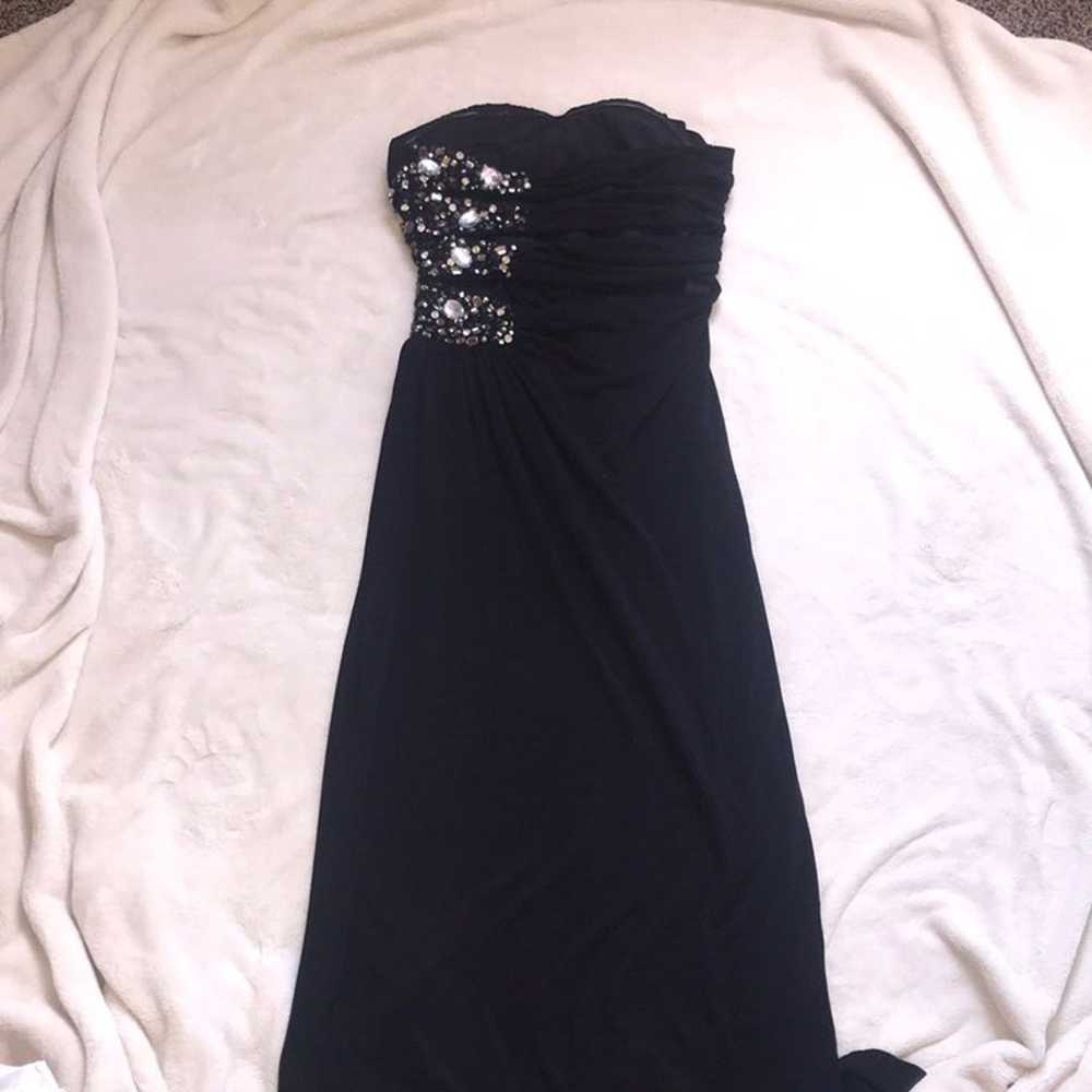 Long Black Prom Dress - image 3