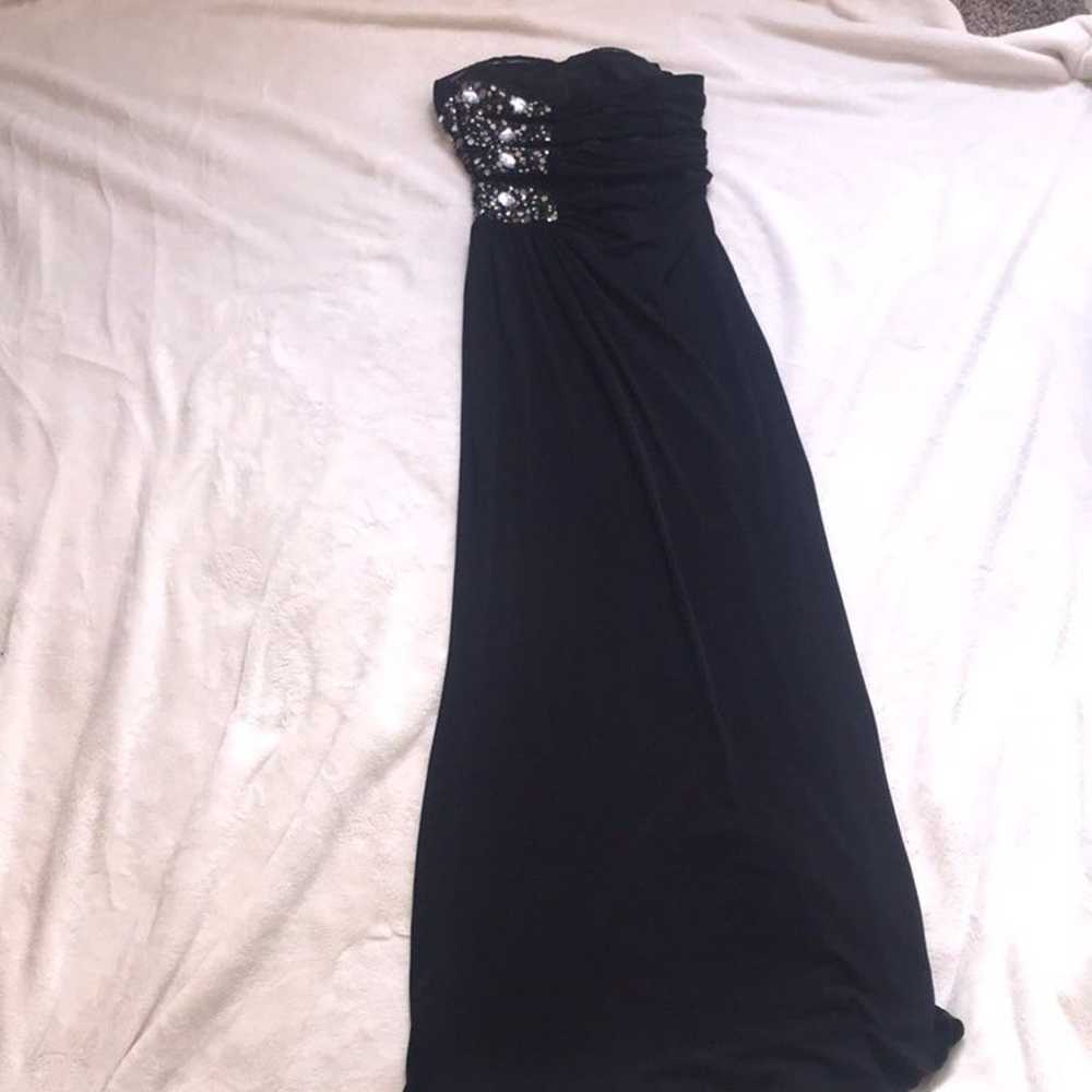 Long Black Prom Dress - image 4
