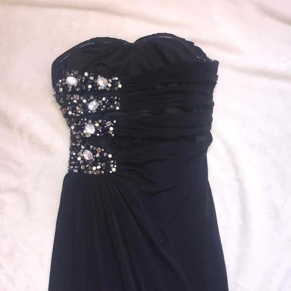 Long Black Prom Dress - image 5