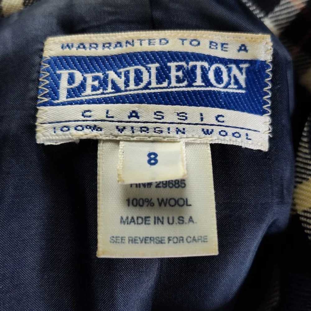 Pendleton Plaid Wool Blazer - image 11