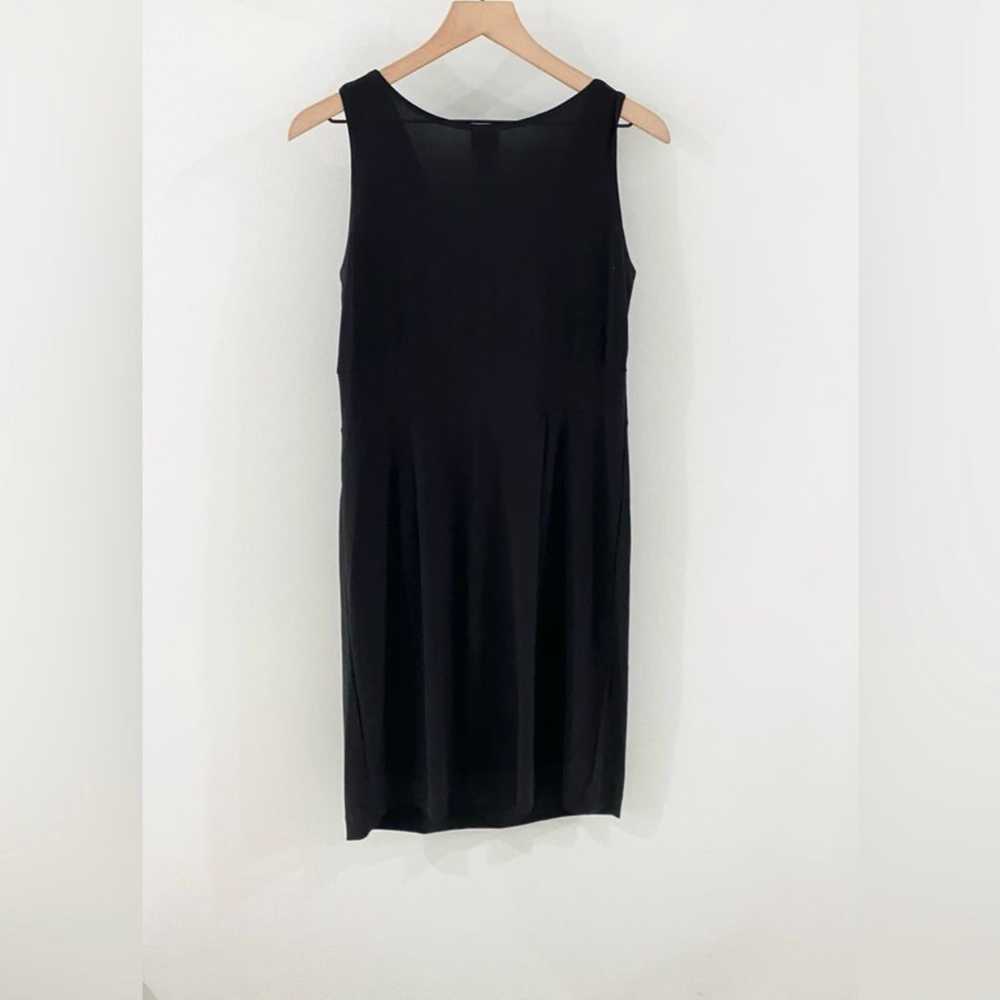 Clara SunWoo Drape Neck Sheath Dress Black Size M… - image 5