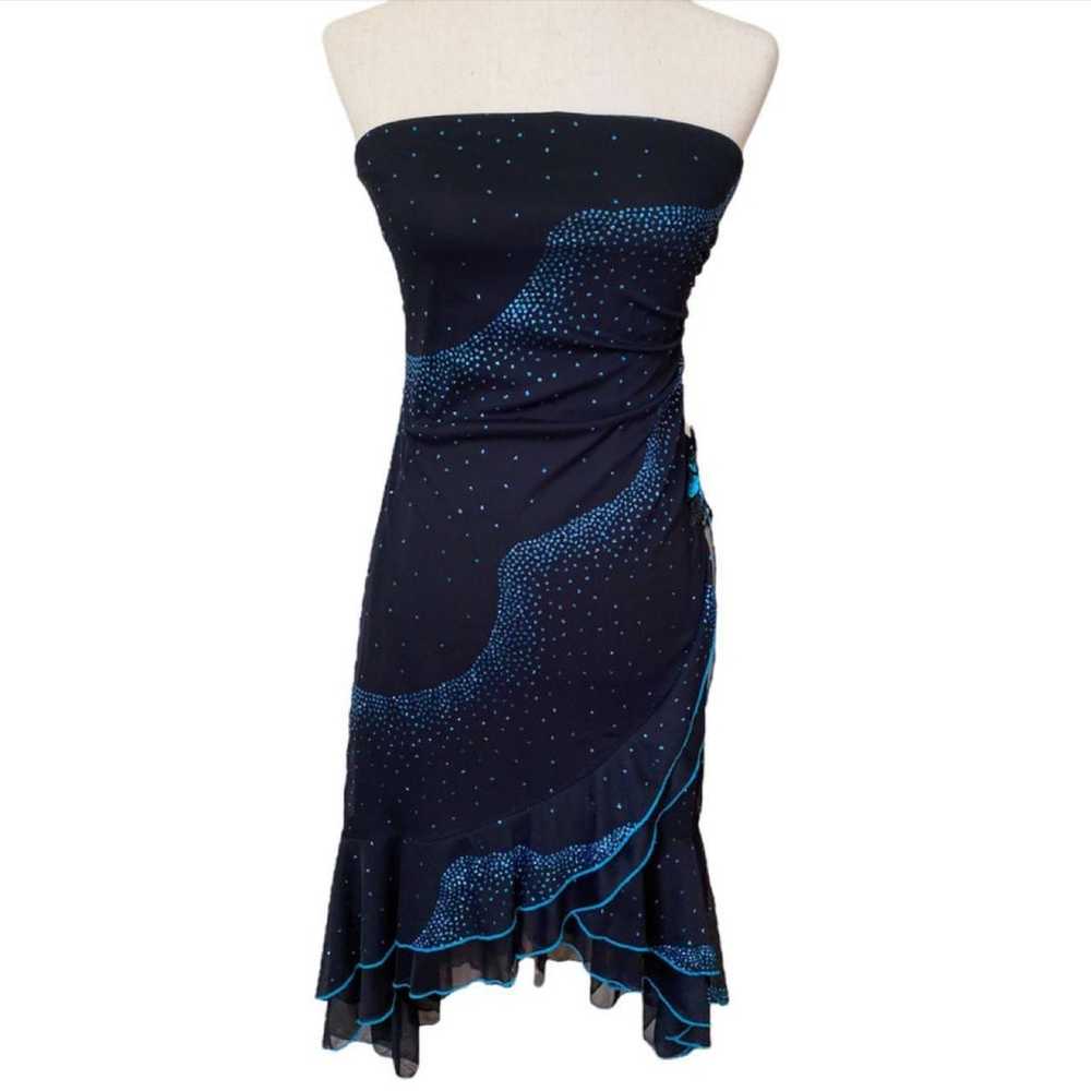 Y2K Asymmetrical Sequined Dress - image 1