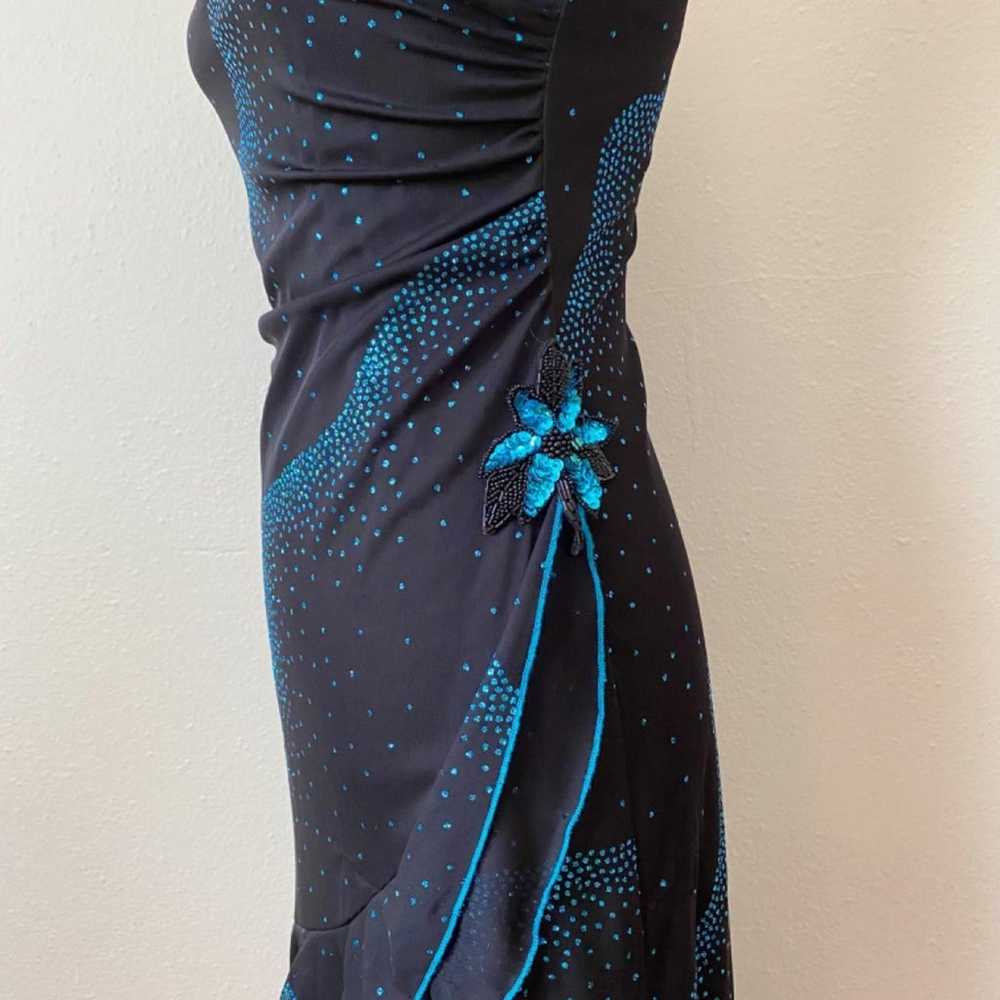Y2K Asymmetrical Sequined Dress - image 2