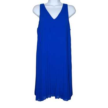 Sequin Hearts Mini Sleeveless Party Dress M Royal… - image 1