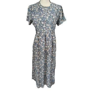 Vintage 90s Granny Dress Prairie Cottage Grunge D… - image 1