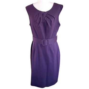 Adrianna Papell Women's Sleeveless Purple Dress W… - image 1