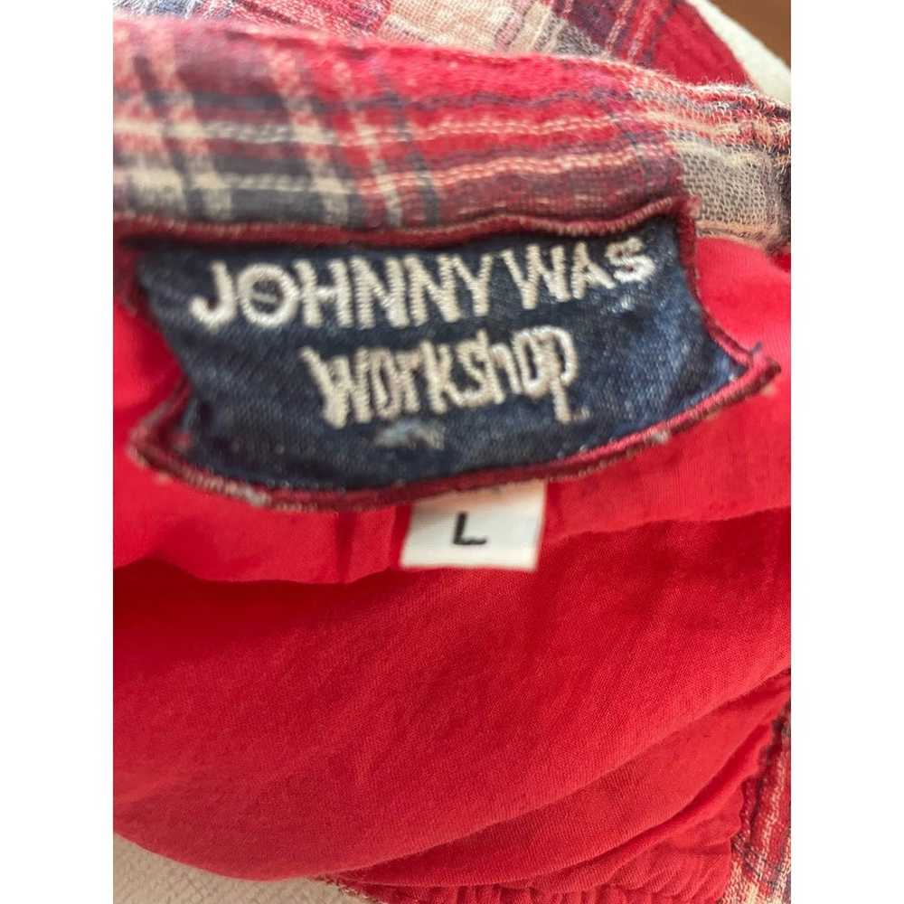 Johnny Was Workshop Nadia Embroidered Tank Plaid … - image 3