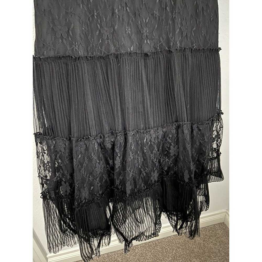 Antonio Melani Size 12 Woman's Black Tulle Cockta… - image 5