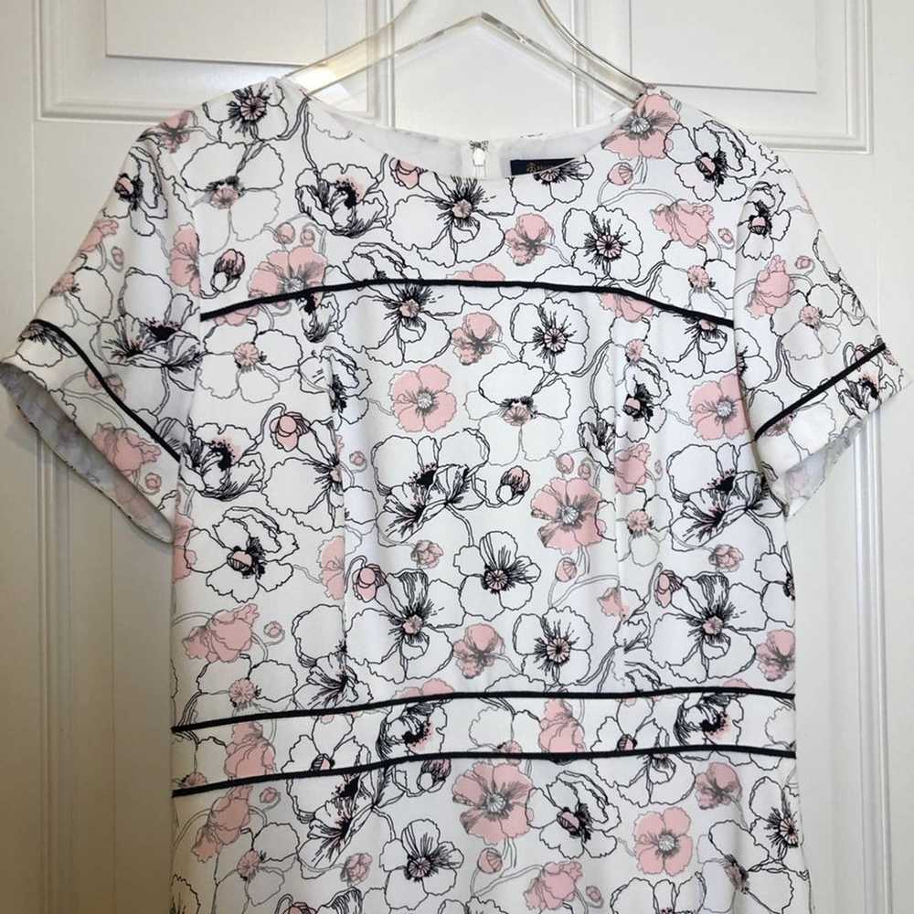 Brooks Brothers Floral Short Sleeve Dress - Size … - image 4