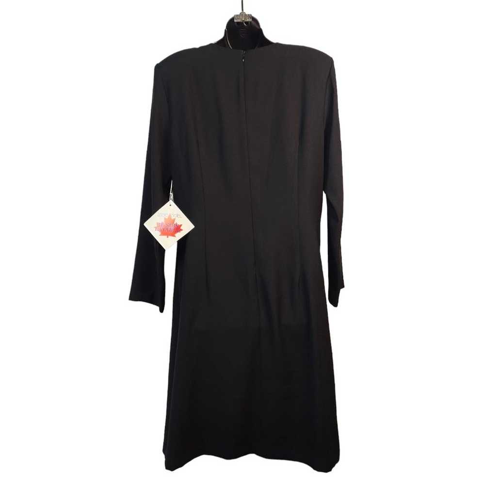 Leslie Belle Women's Black Longsleeve Dress Size … - image 2