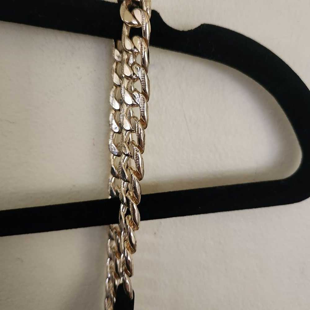 Calvin Klein Black Draped Front Thick Gold Chain … - image 6