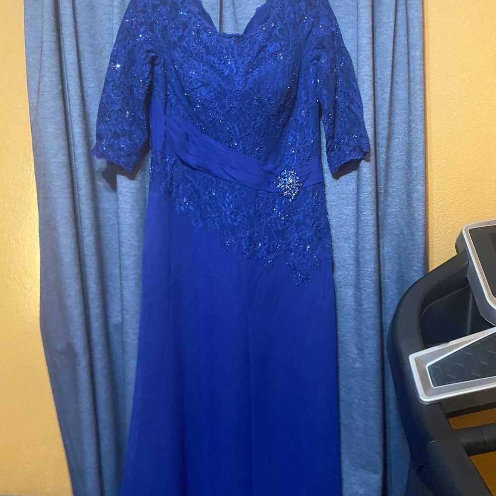 Royal blue gown - image 1