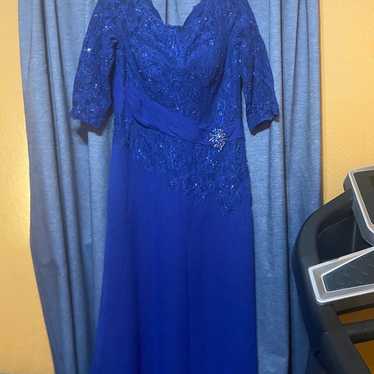 Royal blue gown - image 1