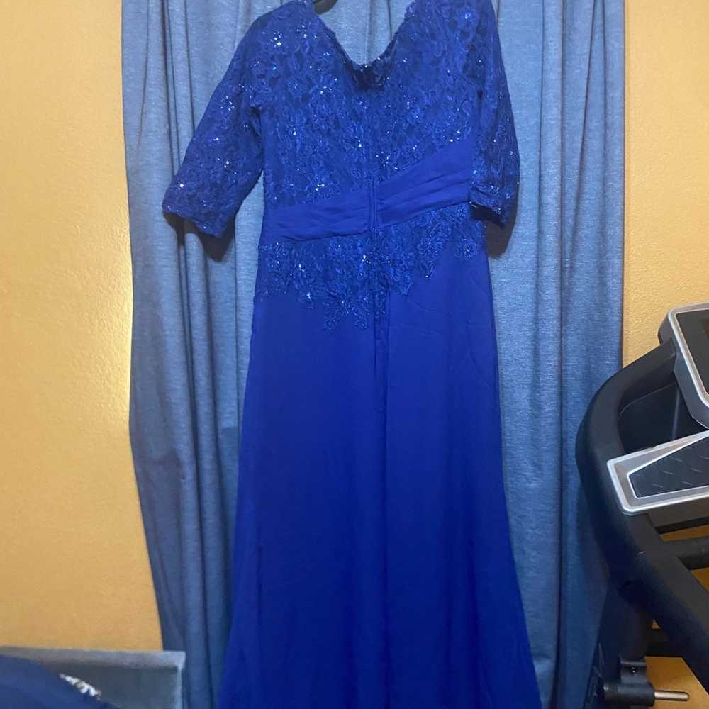 Royal blue gown - image 2