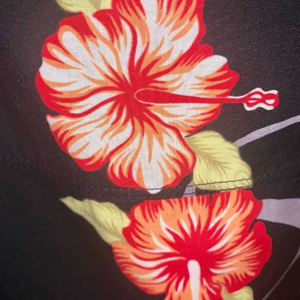 Ohana Hawaiian Print Cotton Slip Dress - image 7