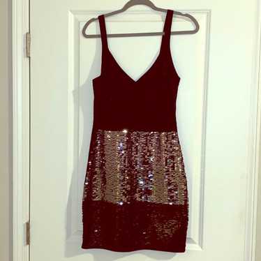 Bebe Sequin Party Dress - image 1
