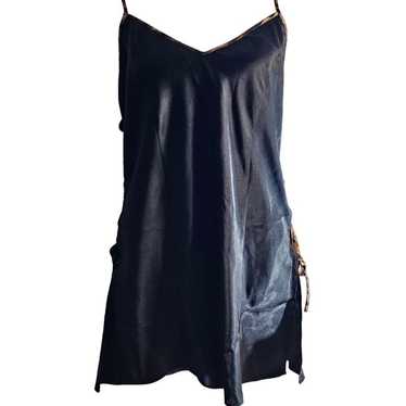 Frederick's of Hollywood Padded Black Teddy Nightie Camisole