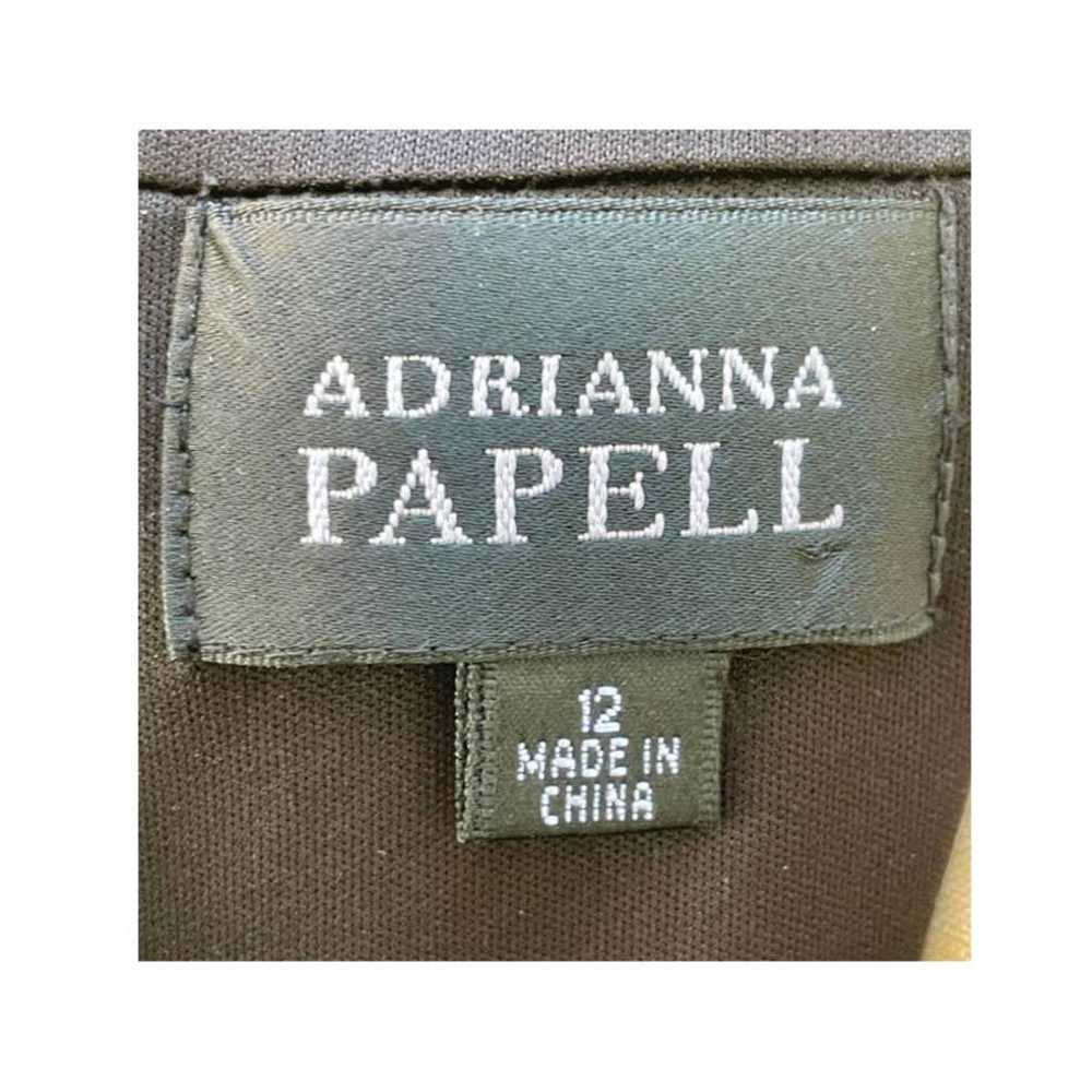 Adrianna Papell Womens Black Square Neckline Shor… - image 4