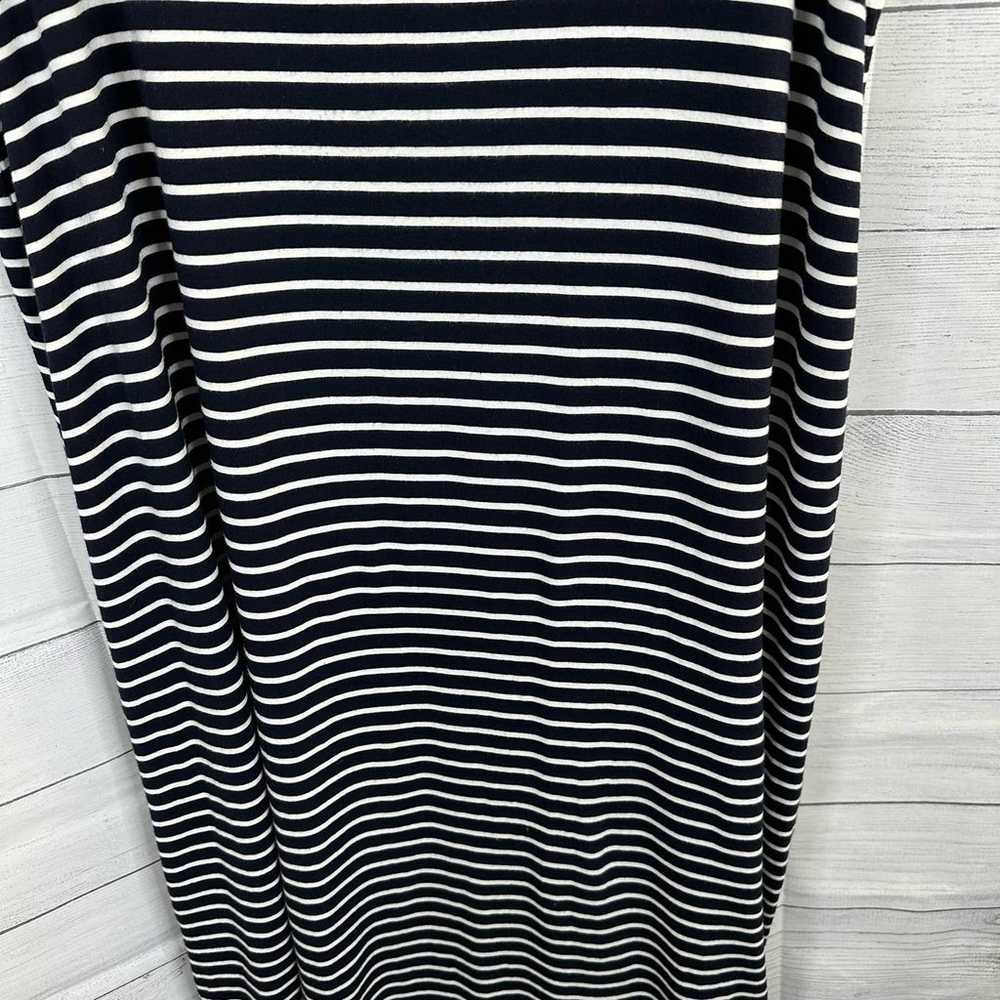 J Jill Womens size XL Striped Blue White Maxi Sle… - image 6