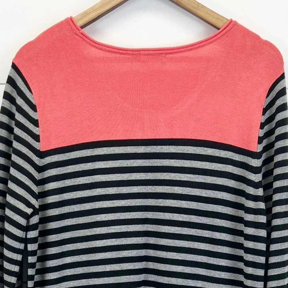 Eliza J Womens XL Sweater Dress Shift Colorblock … - image 4