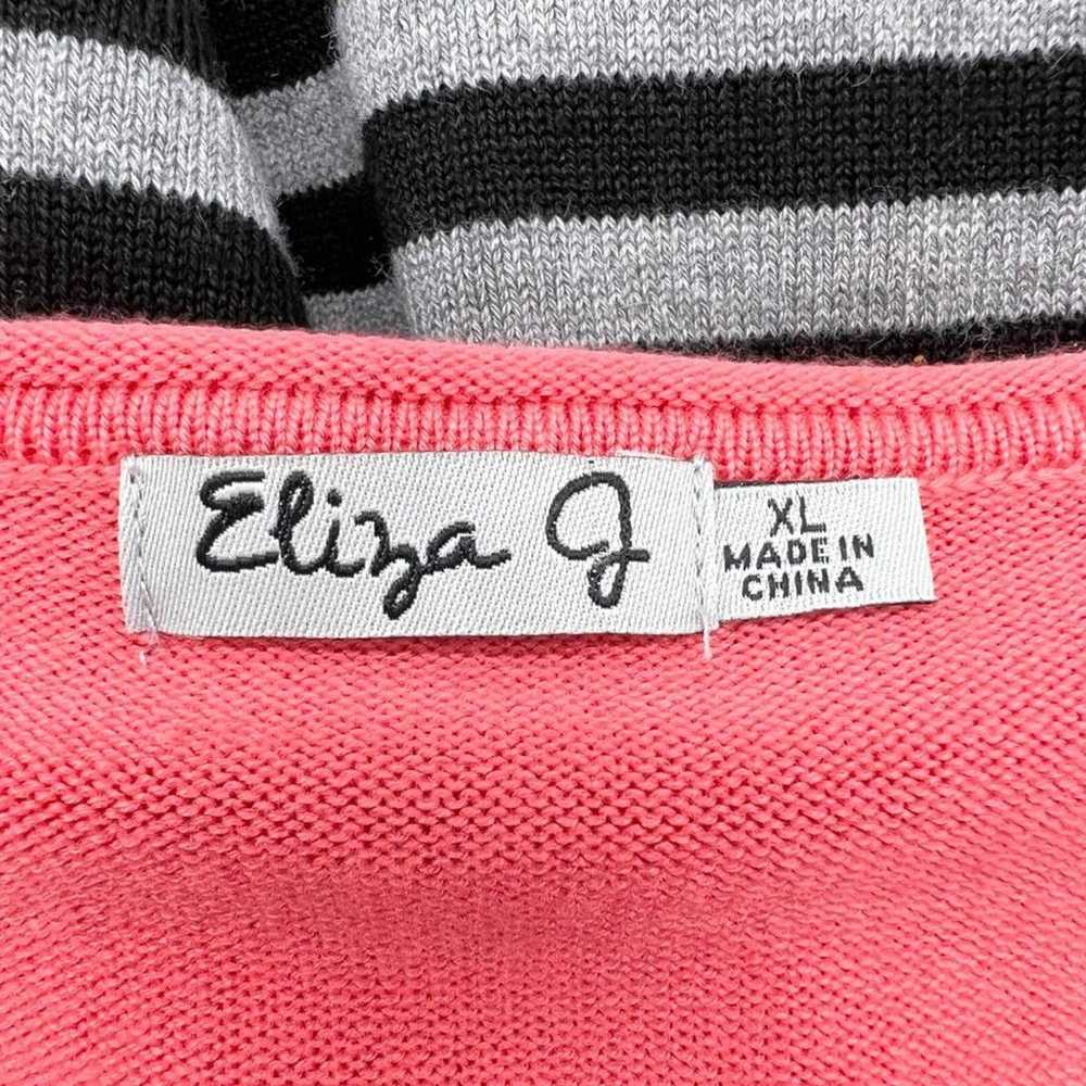 Eliza J Womens XL Sweater Dress Shift Colorblock … - image 5