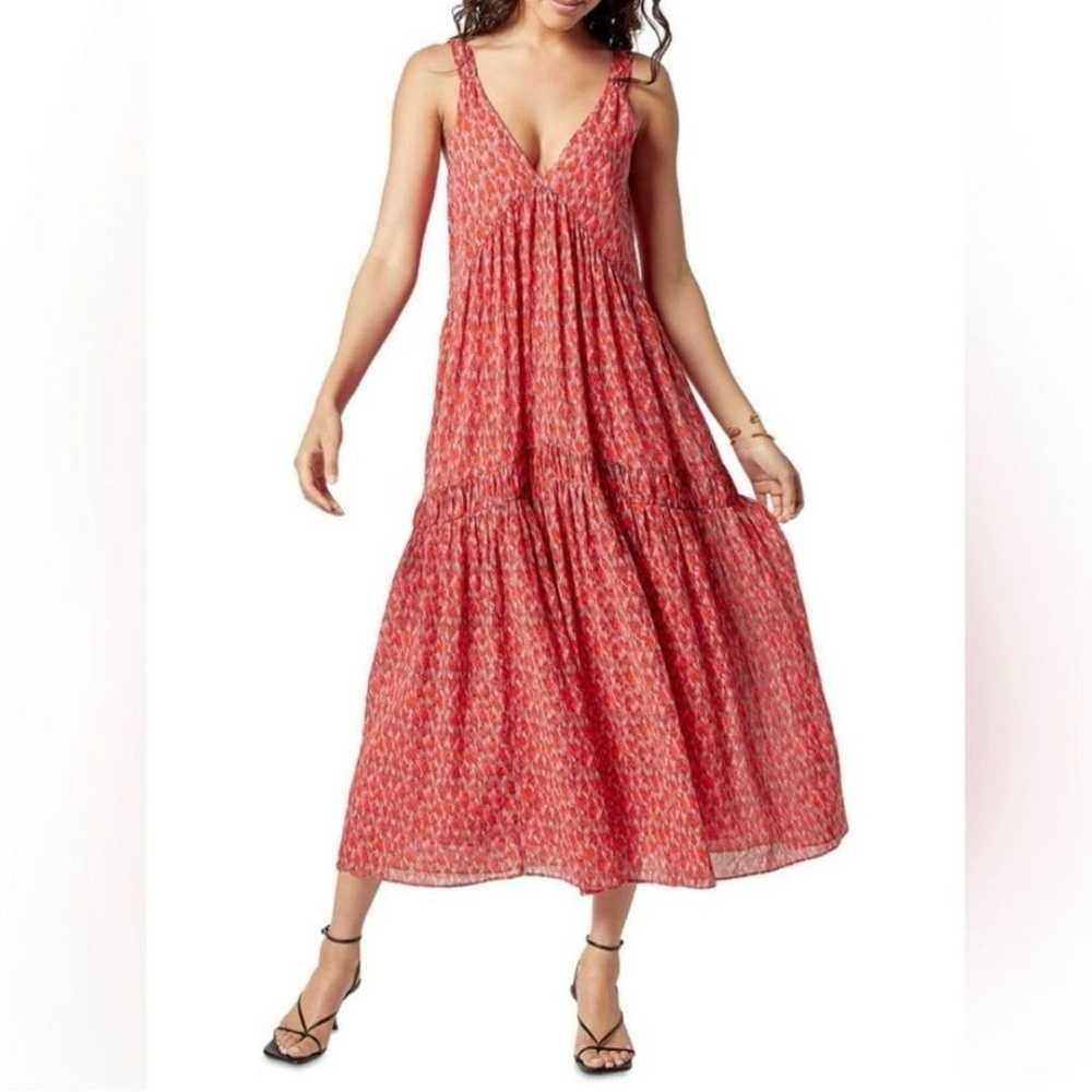 JOIE Bondi Tiered Sleeveless Dress, Tea Rose - image 1