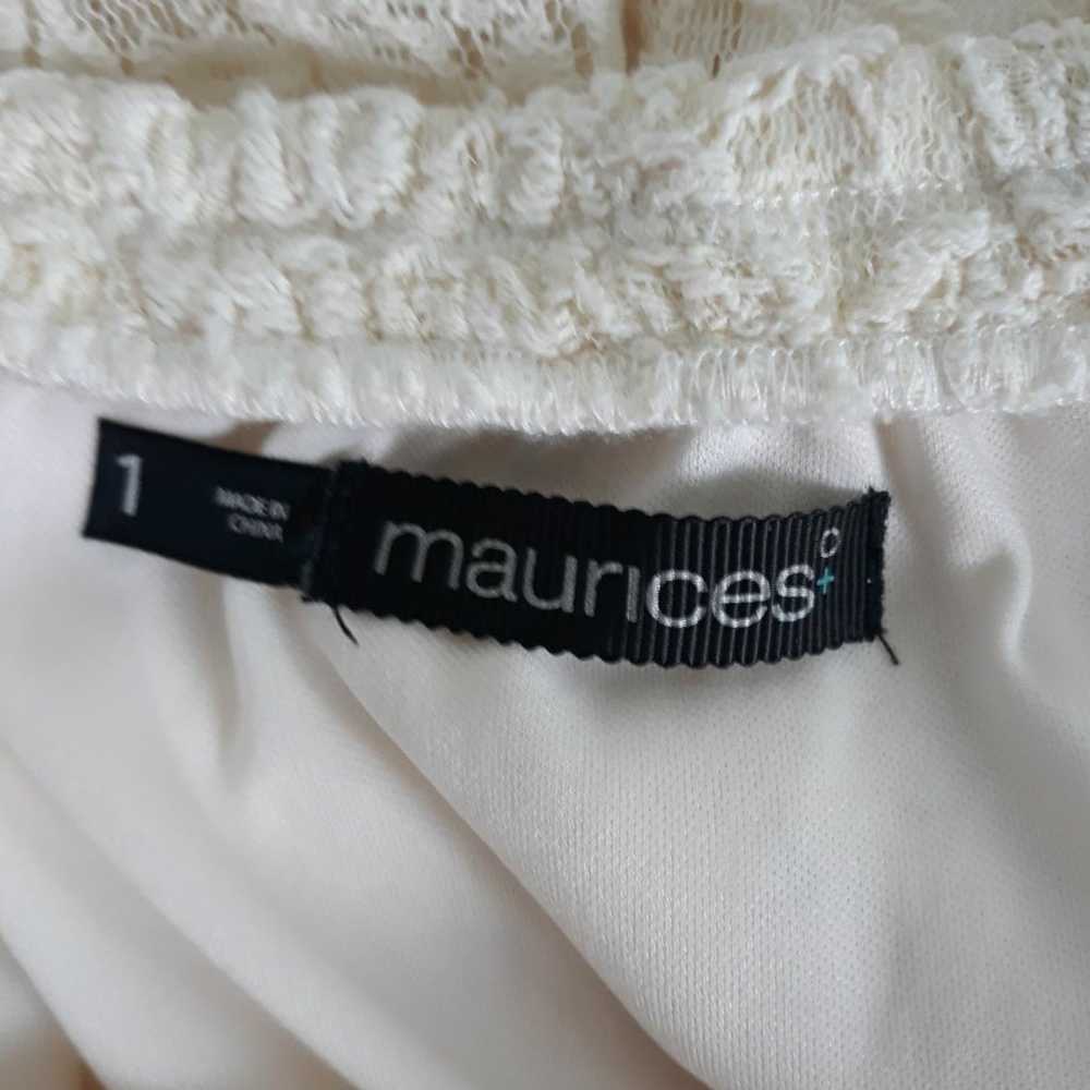 Maurices Lace Wedding Dress Ivory - image 10