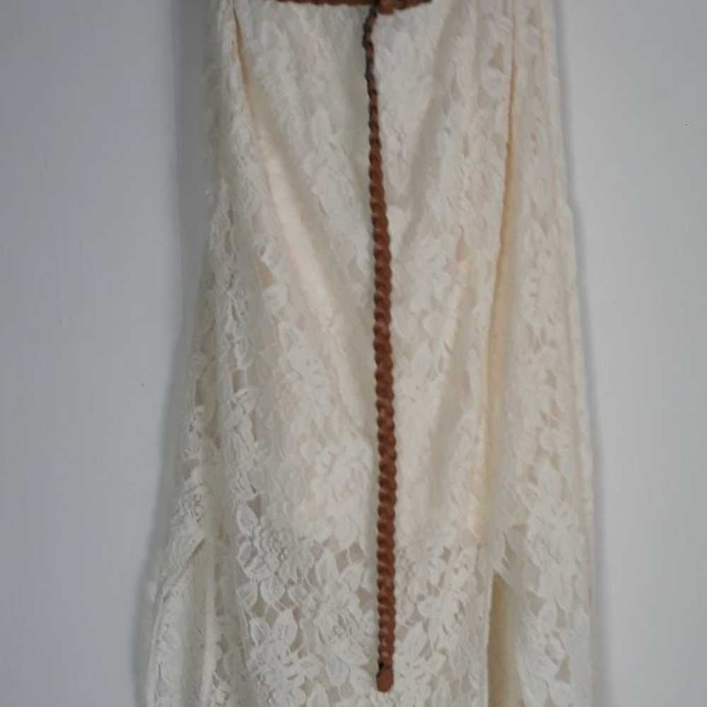 Maurices Lace Wedding Dress Ivory - image 1