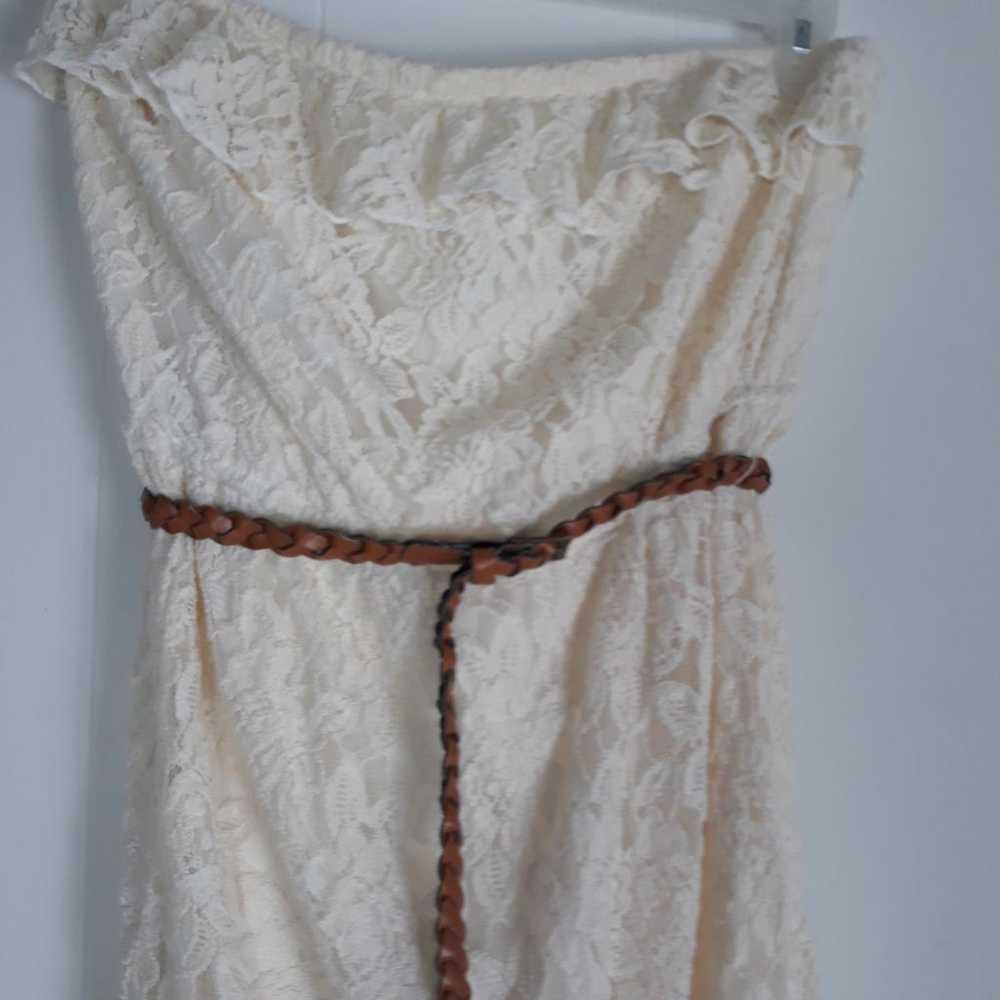 Maurices Lace Wedding Dress Ivory - image 3