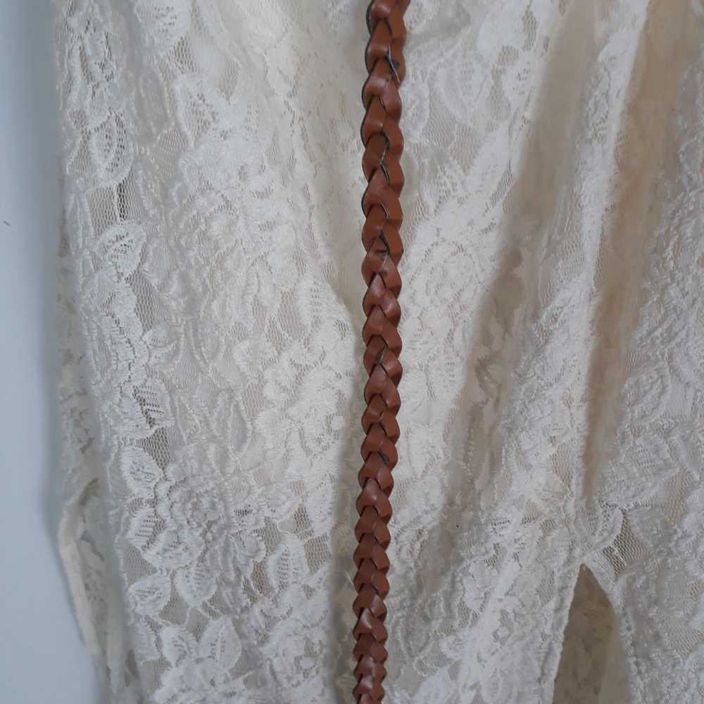 Maurices Lace Wedding Dress Ivory - image 5