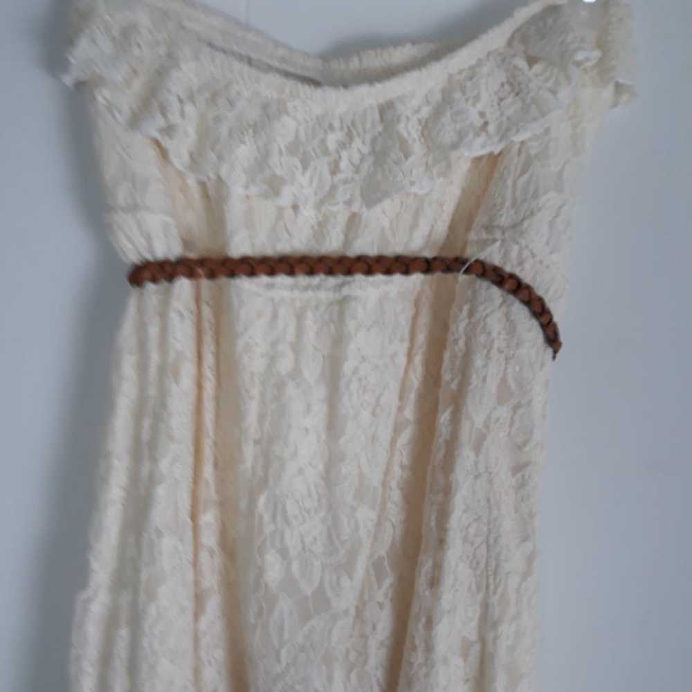 Maurices Lace Wedding Dress Ivory - image 8