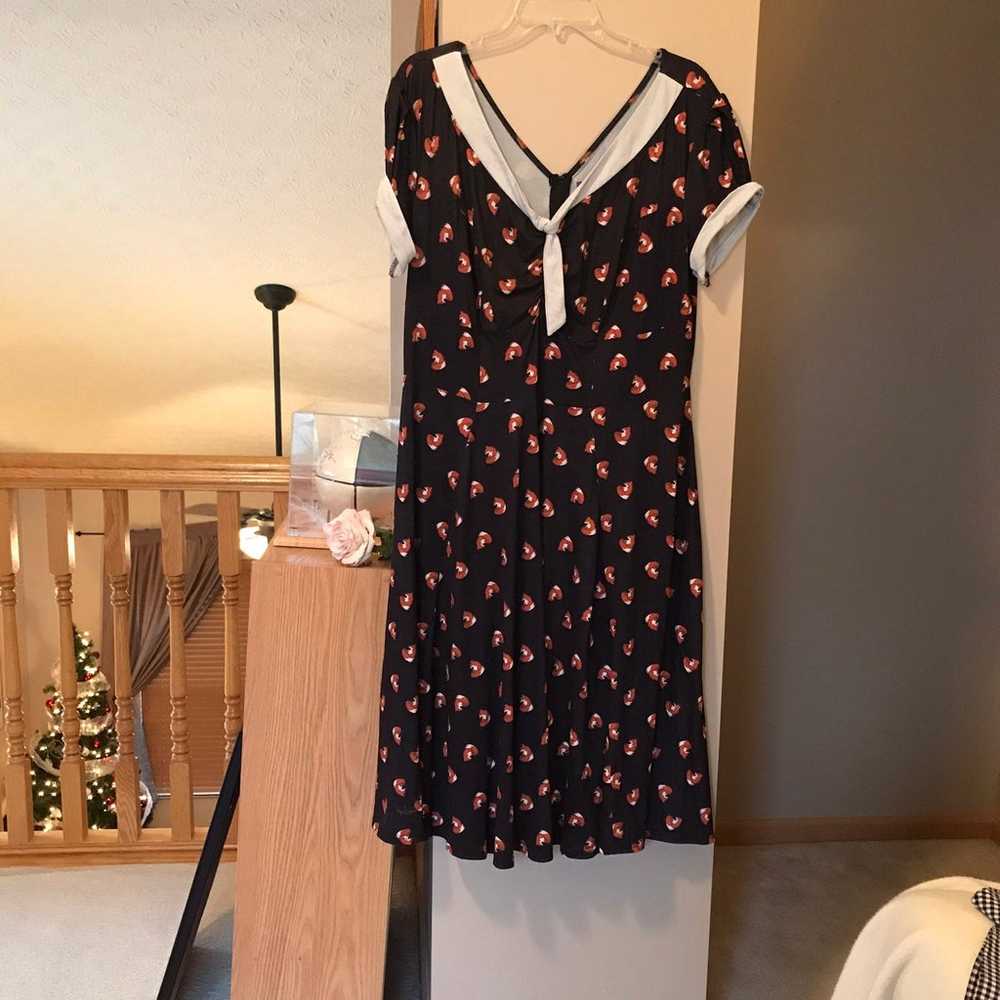 Unique Vintage x GB Eva Dress fox print - image 9