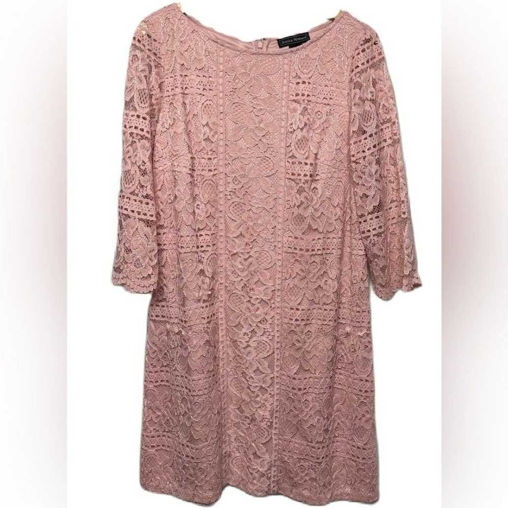 Jessica Howard Size 16  Lace Shift Dress - image 2