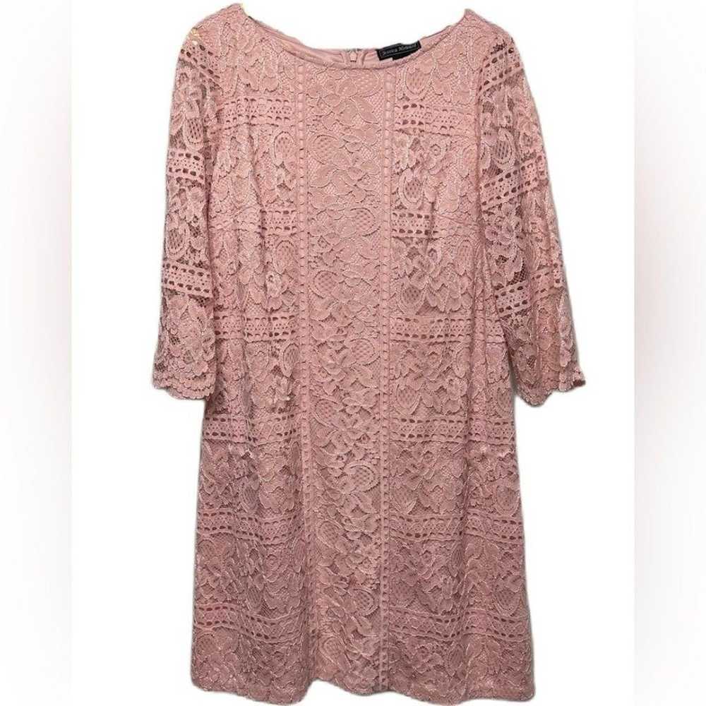 Jessica Howard Size 16  Lace Shift Dress - image 6