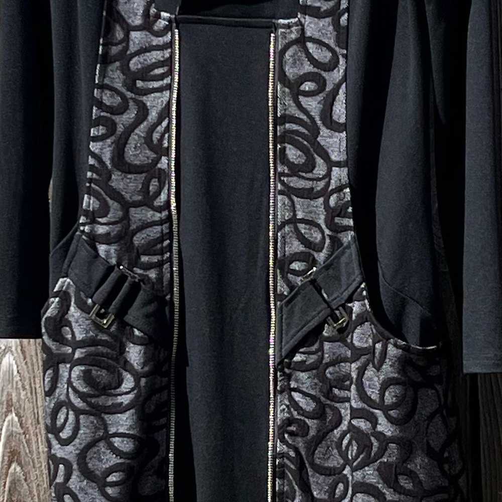 Dzhavael couture black dress size XL - image 4