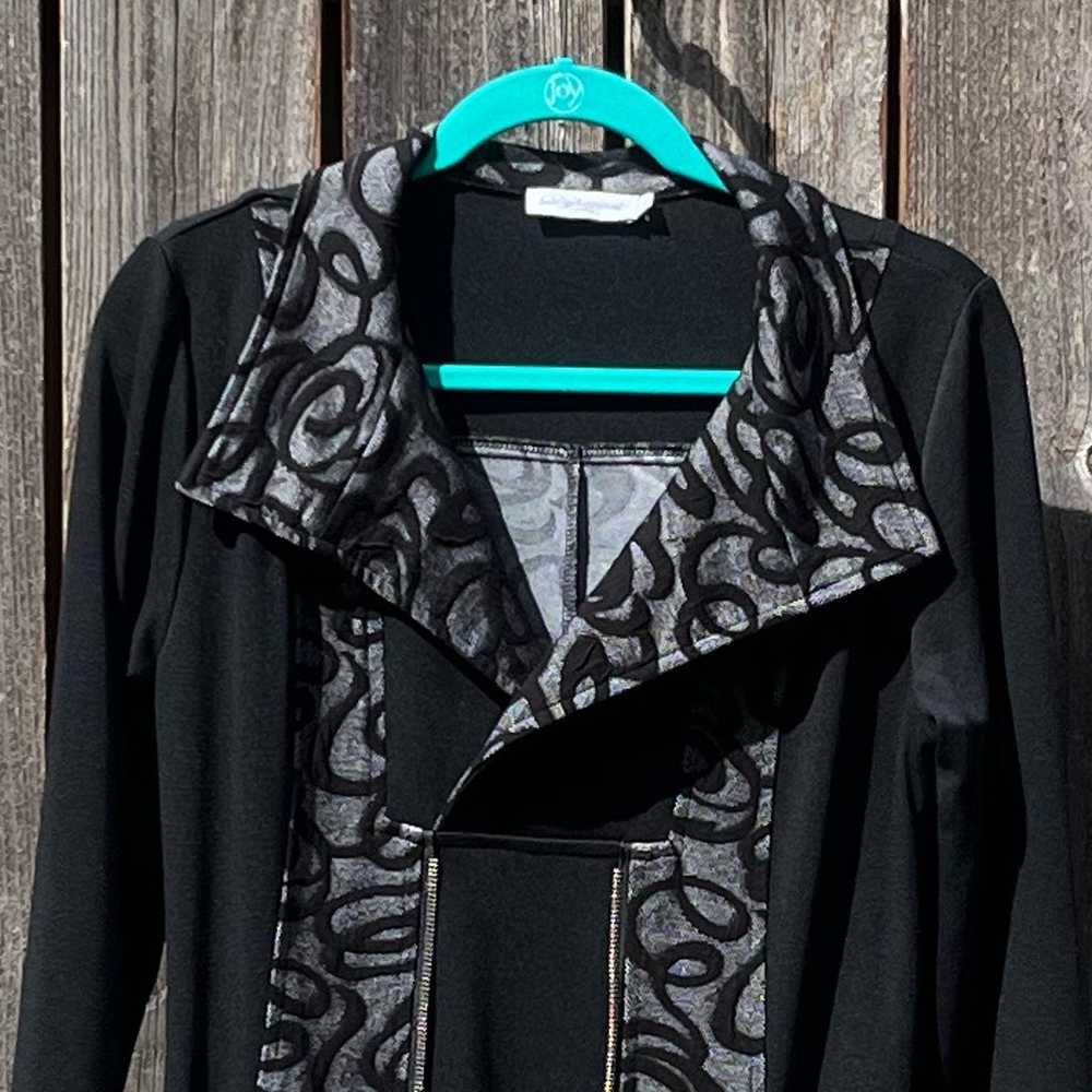 Dzhavael couture black dress size XL - image 5