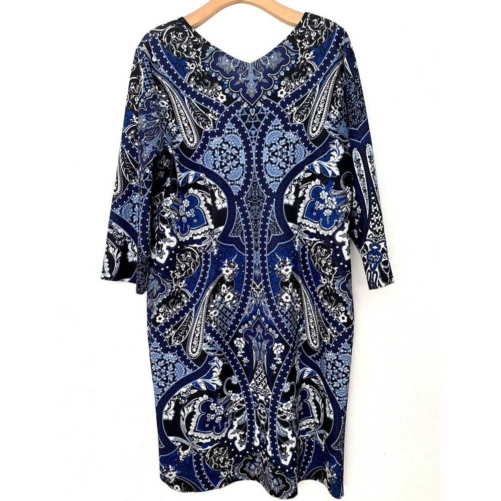Womens Chicos size 3 XL Paisley Dress Reversible-… - image 3