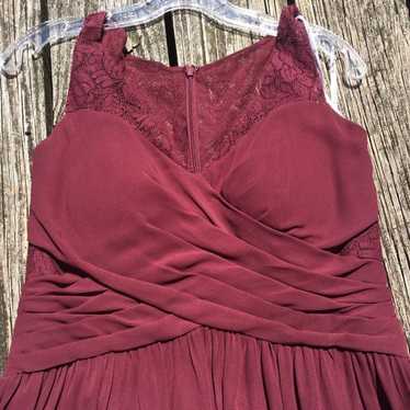 Cranberry Bridesmaid Dress
