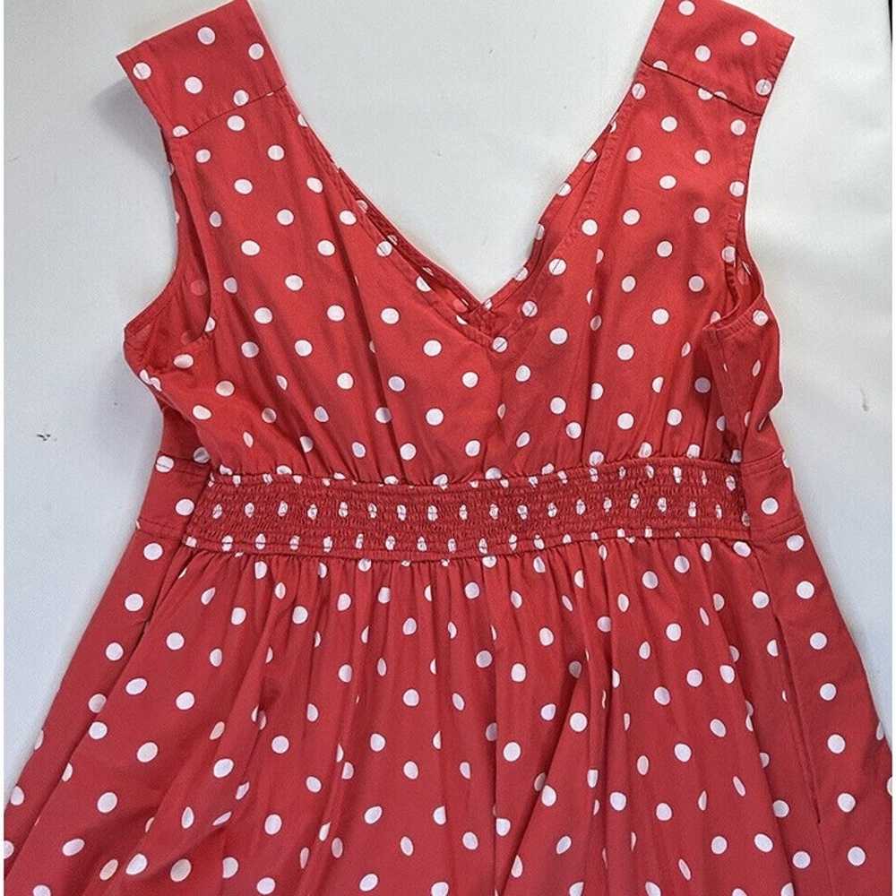 eShakti Womens 2XL XXL Polka Dot Retro Fit Flare … - image 2