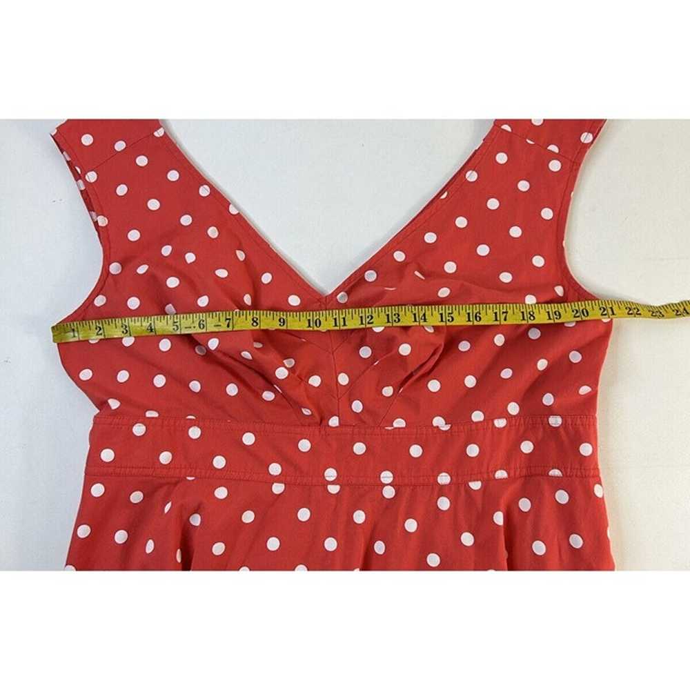 eShakti Womens 2XL XXL Polka Dot Retro Fit Flare … - image 4