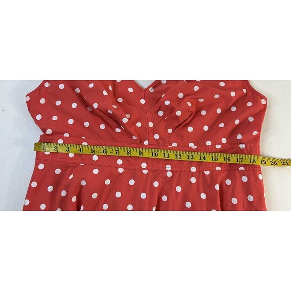 eShakti Womens 2XL XXL Polka Dot Retro Fit Flare … - image 5