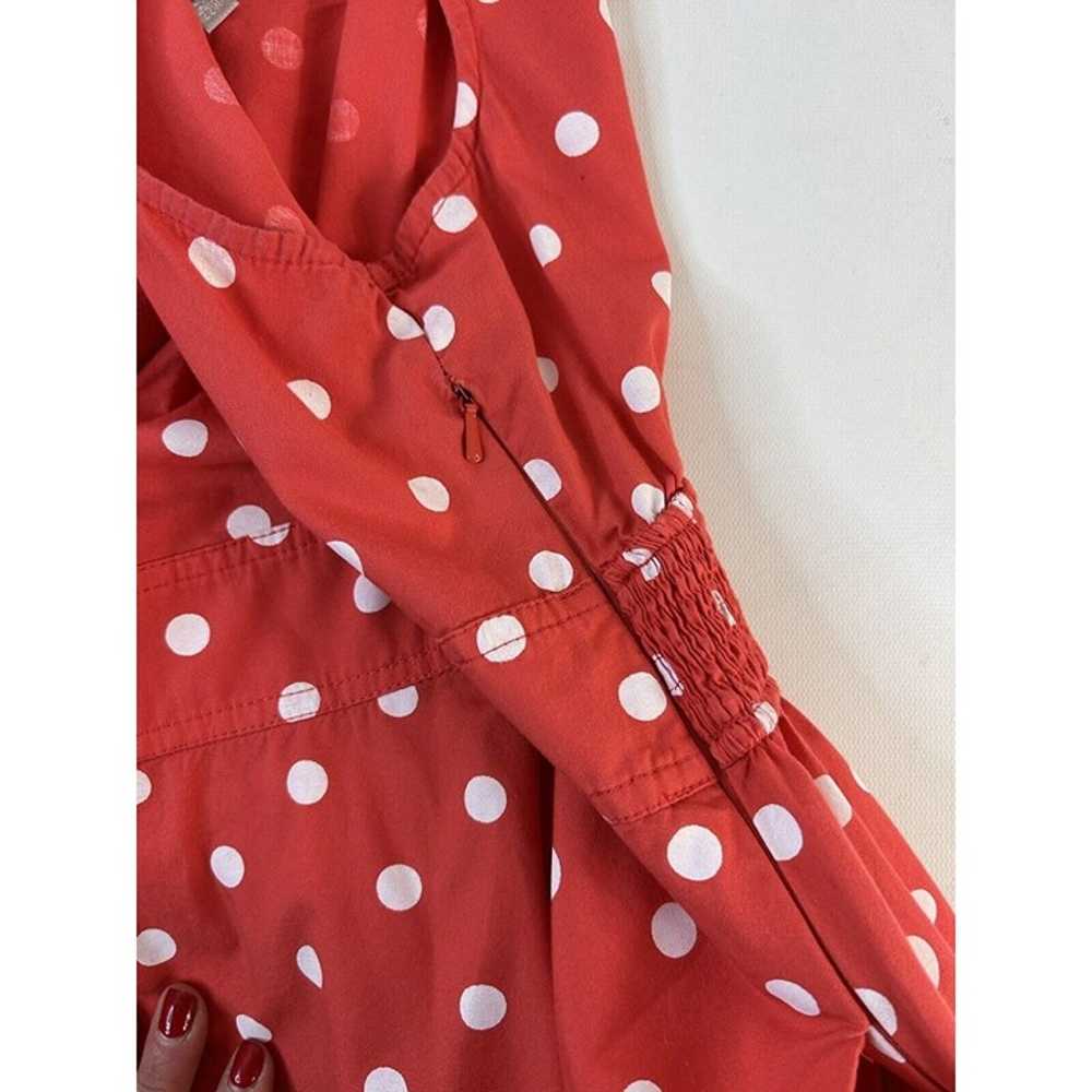 eShakti Womens 2XL XXL Polka Dot Retro Fit Flare … - image 6