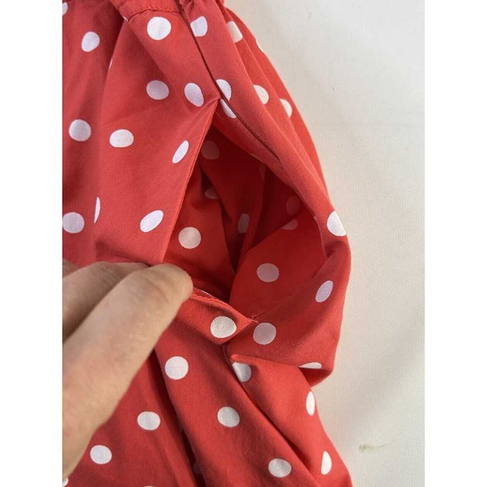 eShakti Womens 2XL XXL Polka Dot Retro Fit Flare … - image 7