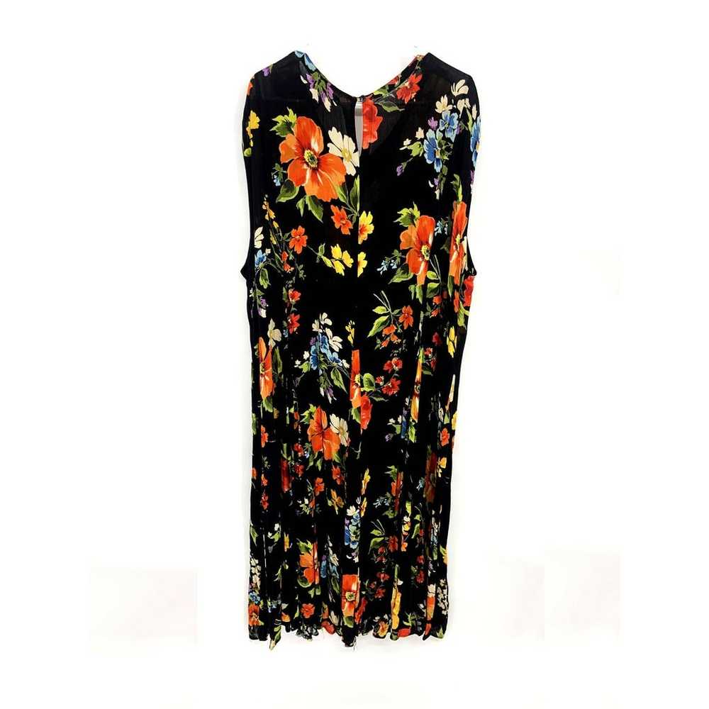 American Angel Black Floral Maxi Dress Sleeveless… - image 2